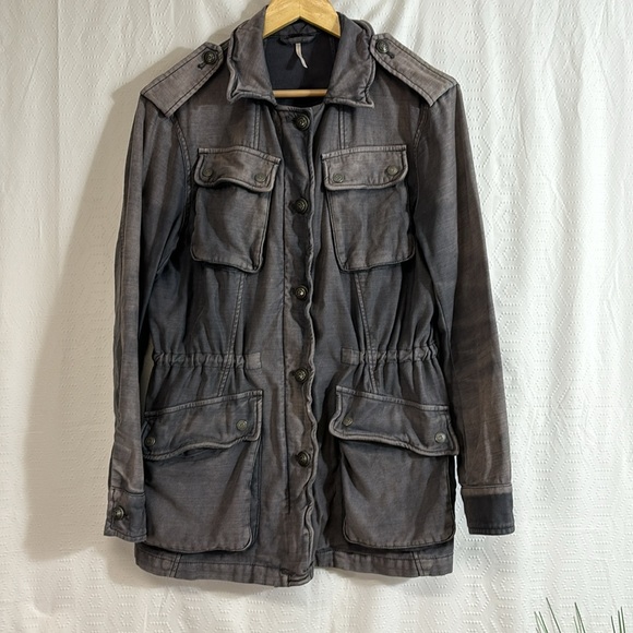 FREE PEOPLE BOT YOUR BROTHERS SURPLUS JACKET SMALL - Picture 3 of 14